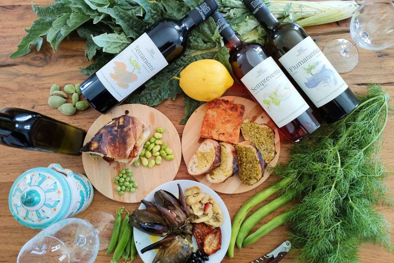 Agrigento: Experiência nas vinhas e prova de vinhos