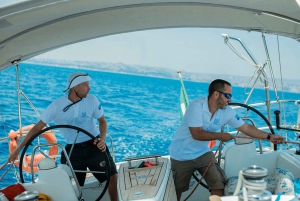 Catania: Coastline Sailing Trip 6hr with Aperitif and Lunch