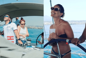 Catania: Coastline Sailing Trip 6hr with Aperitif and Lunch