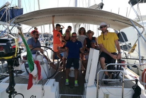 Catania: Coastline Sailing Trip 6hr with Aperitif and Lunch
