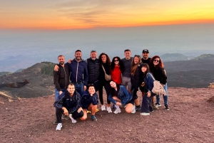 Catania: Etna Sunset Tour com traslado de ida e volta