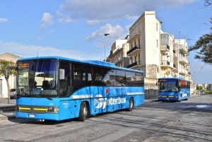 カターニア国際空港：タオルミーナ往復バス送迎