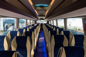 カターニア国際空港：タオルミーナ往復バス送迎