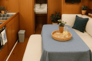 Catania: Sunset Sailing with Aperitif and Swim (4 hours)