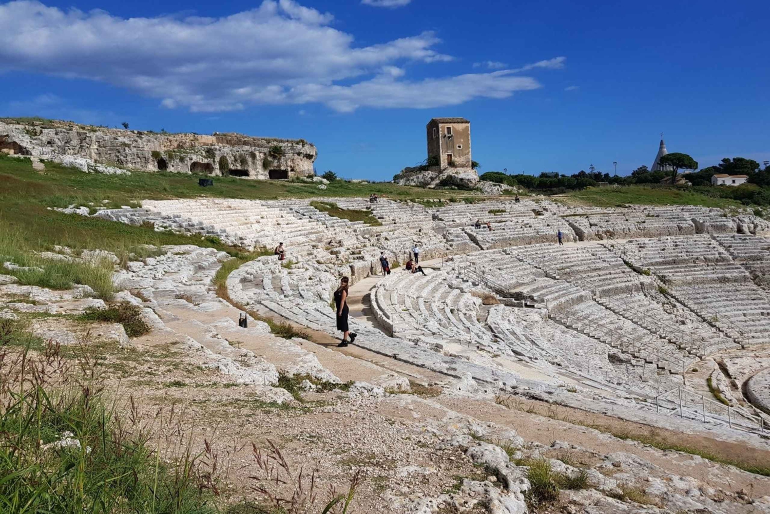 Catania: Syracuse, Ortigia en Noto Tour met lunch