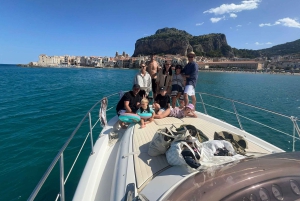 Чефалу: прогулка на лодке с подводным плаванием, свежими фруктами и напитками