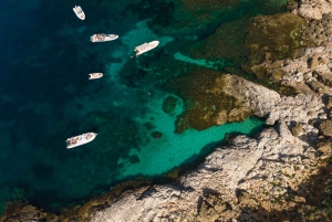 Expérience en bateau dans les Égades : Favignana et Levanzo depuis Trapani