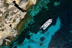 Expérience en bateau dans les Égades : Favignana et Levanzo depuis Trapani