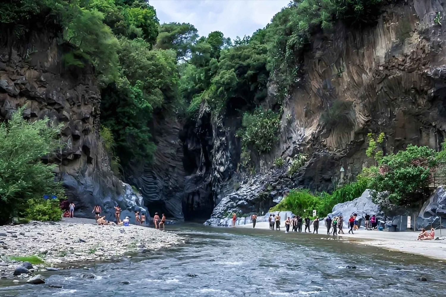 Sicilien: Etna och Alcantara Gorges heldagstur med lunch