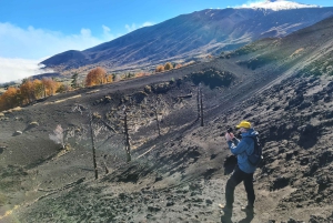 Etna Północ 2900 m n.p.m. i Kratery z 2002 roku