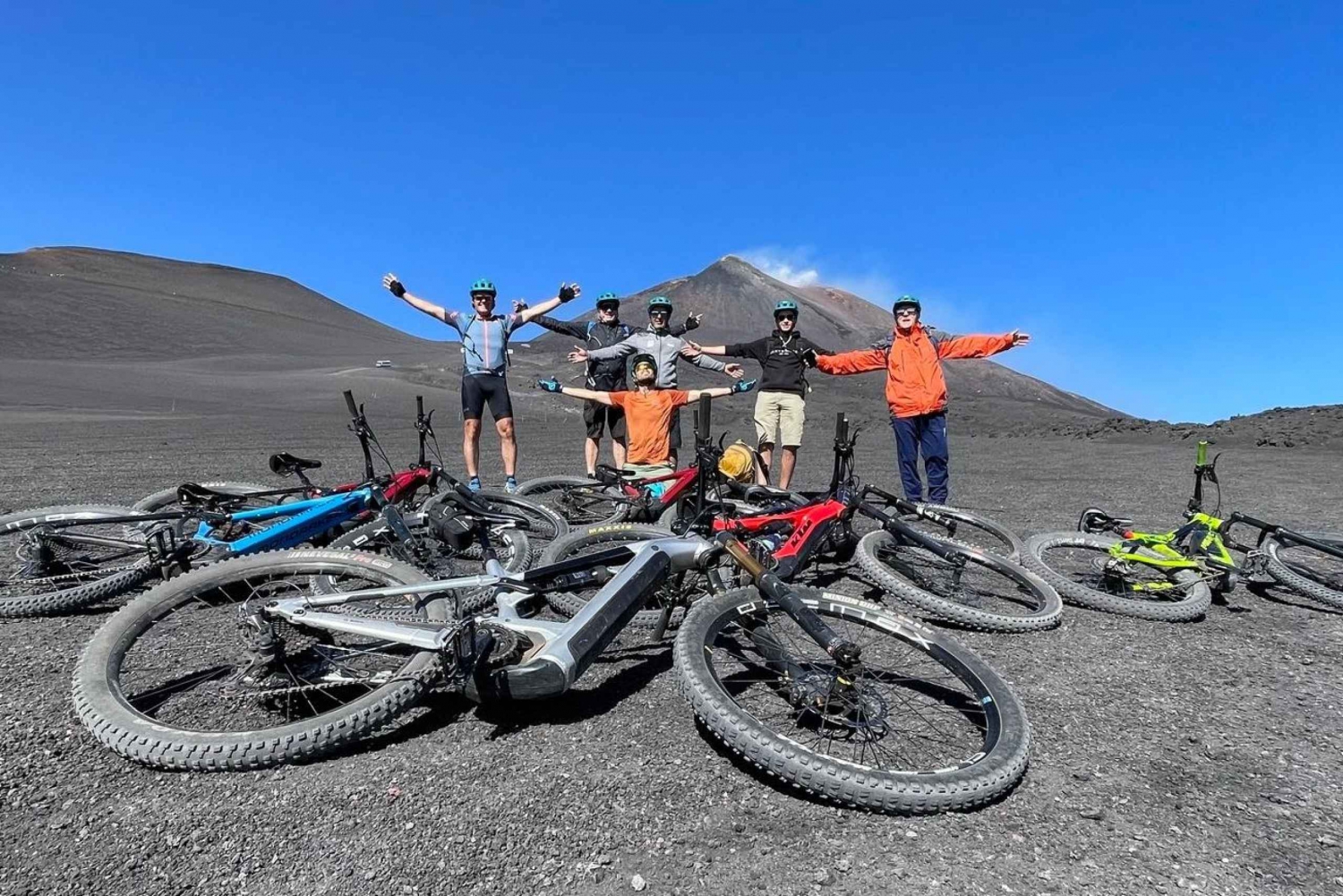 Cumbre del Etna en bicicleta eléctrica