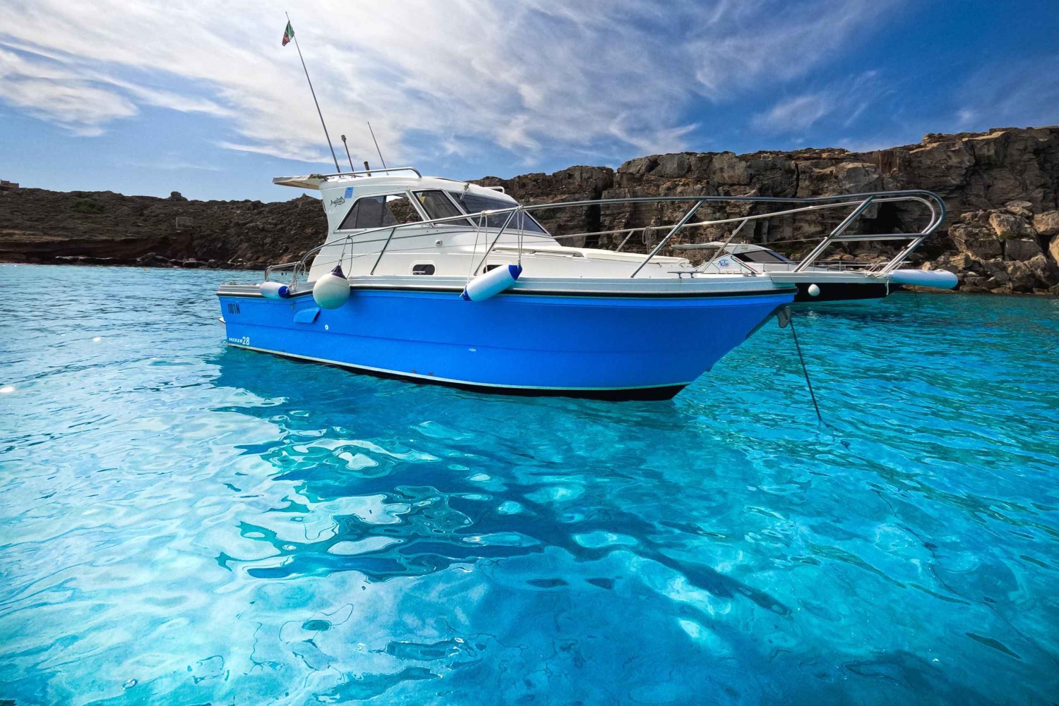 Favignana: jaettu veneretki lounaalla