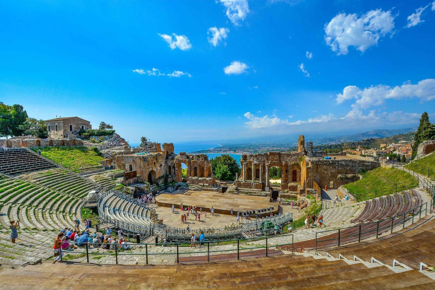 Ab Catania: Taormina, Isola bella & Castelmola Tour