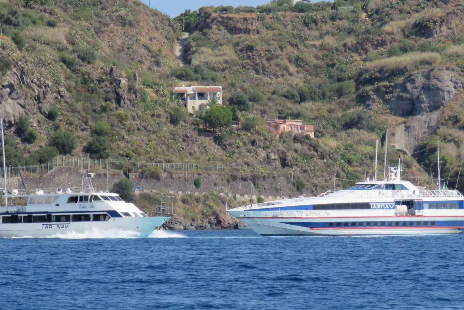 Fra Milazzo: Bådtur til Lipari, Panarea og Stromboli