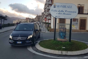 Из Палермо: трансфер на микроавтобусе или автобусе в Монреале и обратно