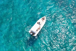 De Trapani: Excursão às Ilhas Egadi em bote inflável em Favignana e Levanzo com almoço