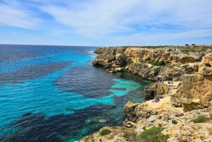 De Trapani: Excursão às Ilhas Egadi em bote inflável em Favignana e Levanzo com almoço
