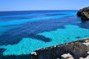De Trapani: Excursão às Ilhas Egadi em bote inflável em Favignana e Levanzo com almoço