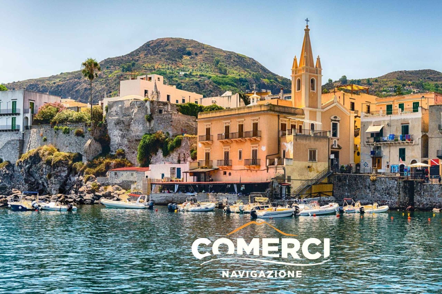 From Tropea: Vulcano Lipari Sciara By Day