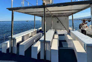 Giardini Naxos: Passeio de catamarã com golfinhos ao pôr do sol com Aperetif