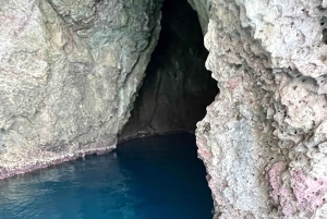 Isola Bella-Grotte Bleue : tour en bateau, plongée avec tuba et apéritif