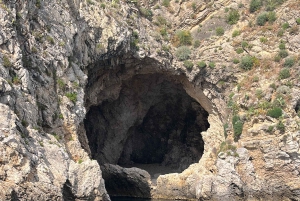 Isola Bella-Grotte Bleue : tour en bateau, plongée avec tuba et apéritif