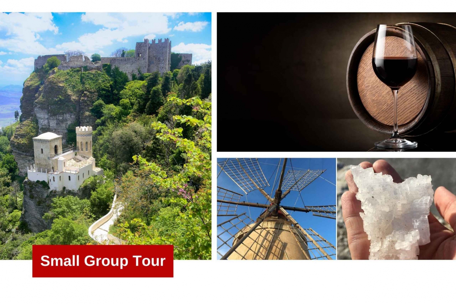 From Palermo: Erice & Marsala Salt, Olive Oil, and Wine Tour