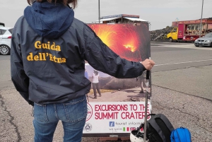 Этна: Центральный кратер (3340 метров) с джипом и треккингом