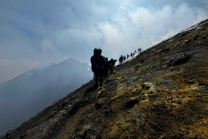 Этна: Центральный кратер (3340 метров) с джипом и треккингом