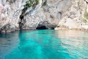 Naxos: Båttur i Taormina med snorkling og prosecco
