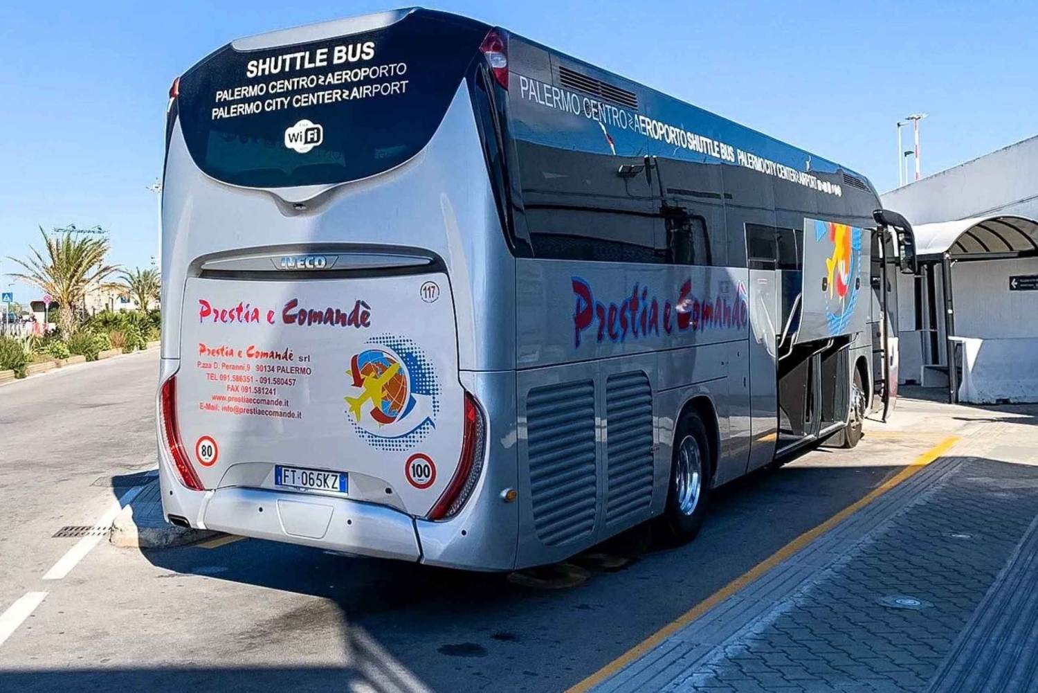 Palermo: Ingressos de ônibus simples entre o aeroporto e o centro da cidade