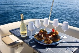 Palermo: tour di lusso in barca con snack e snorkeling