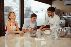 Palermo: Corso di cucina di pizza e gelato con cena e vino