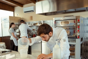 Palermo: Corso di cucina di pizza e gelato con cena e vino