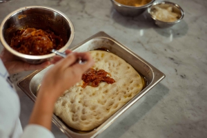 Palermo: Corso di cucina di pizza e gelato con cena e vino