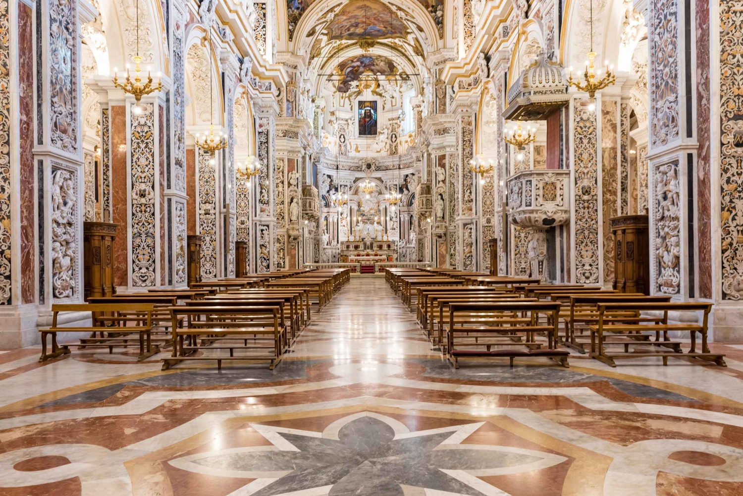 Palermo: Rundvisning i Gesù-kirken og Casa Professa-museet