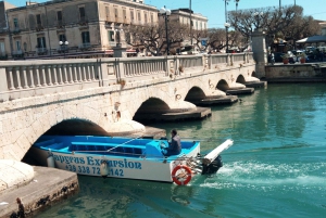 Syracuse: boat tour of sea caves and Ortigia, Papyrus Excursion