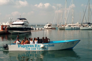 Syracuse: boat tour of sea caves and Ortigia, Papyrus Excursion