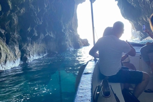 Syrakus: Bootstour Ortygia und Höhlen, Schwimmstopp, Erklärung