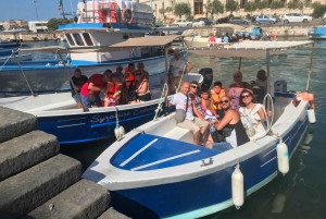 Syrakus: Bootstour Ortygia und Höhlen, Schwimmstopp, Erklärung