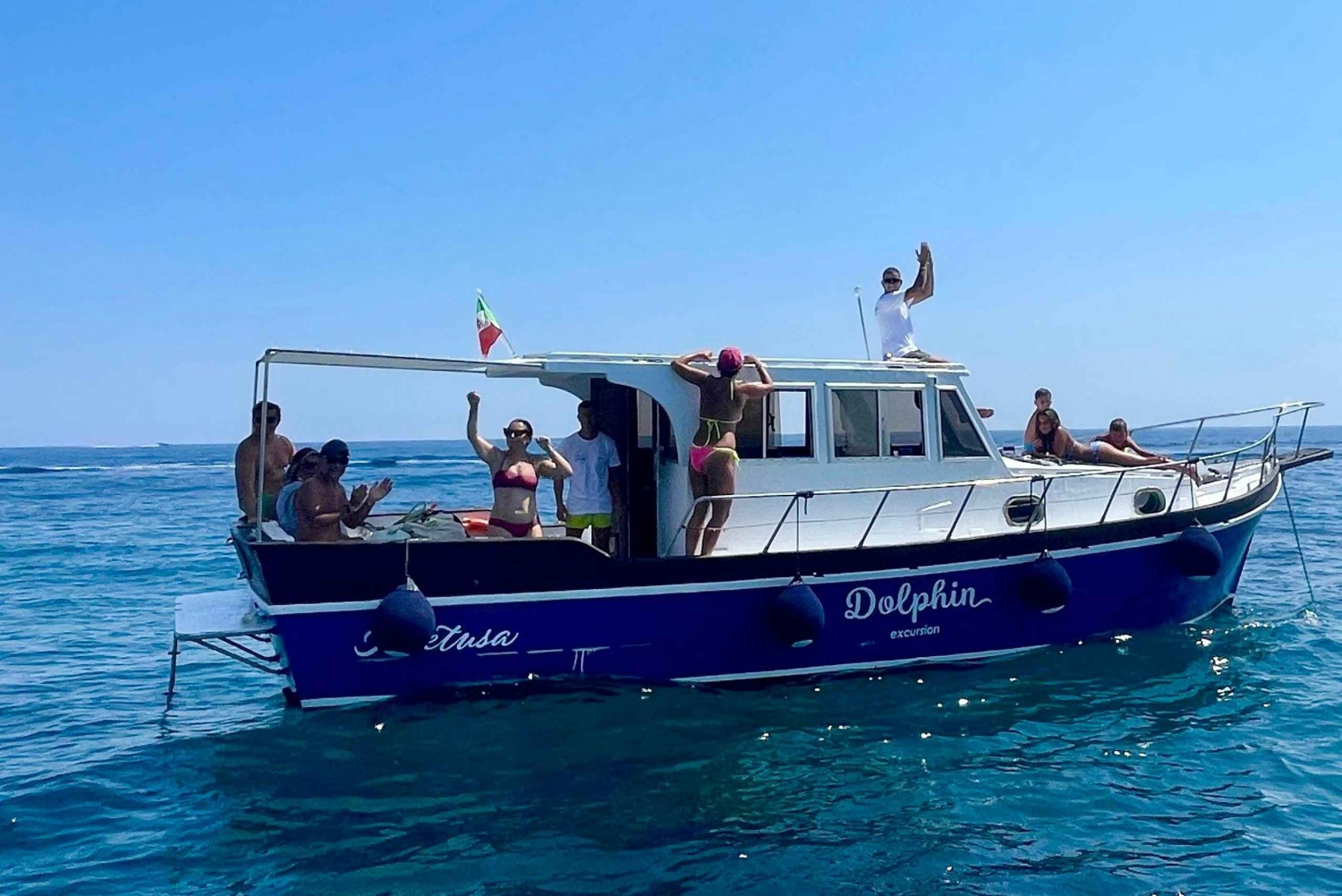 Syrakuzy: Rejs wycieczkowy łodzią z grillem na pokładzie