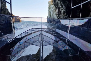 Syrakusa: Rannikon ja meren luolat Täysin läpinäkyvä venekierros