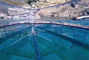 Syrakusa: Rannikon ja meren luolat Täysin läpinäkyvä venekierros