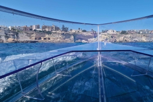 Syrakusa: Rannikon ja meren luolat Täysin läpinäkyvä venekierros