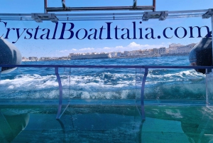 Syrakusa: Rannikon ja meren luolat Täysin läpinäkyvä venekierros