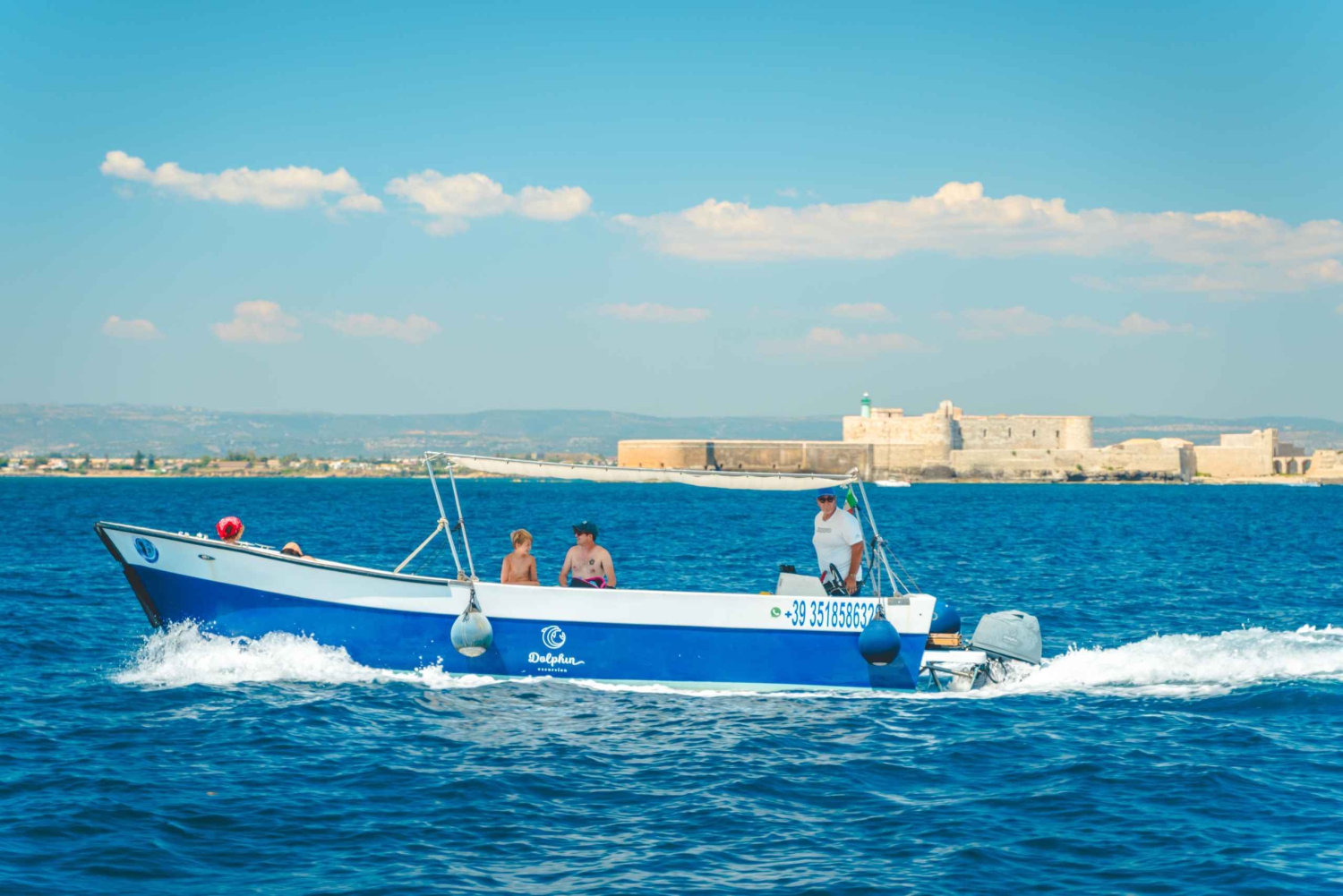 Siracusa: Tour privato in barca di Ortigia e grotte marine