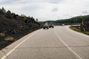 Taormina or Giardini Naxos: Off-Road ATV Tour of Mount Etna