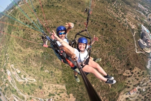 Таормина: тур на параплане с инструктором и видео GoPro