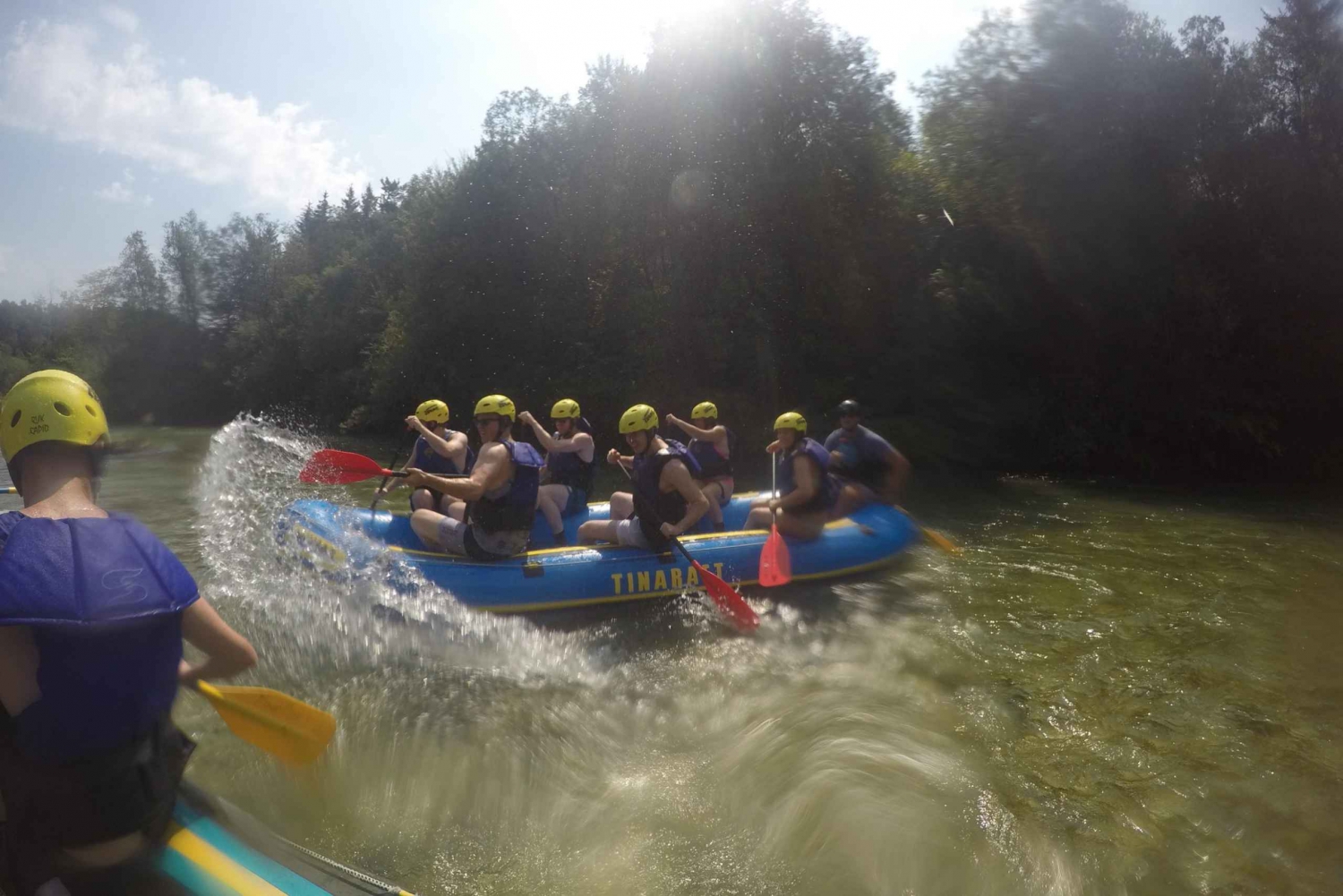 Bled: tour di rafting e zipline