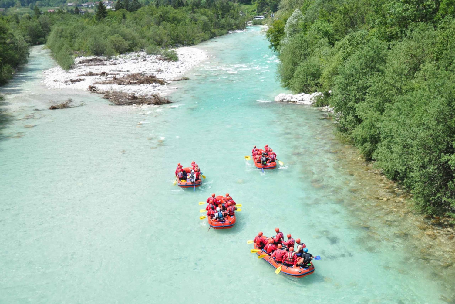 Bovec: Rafting sul fiume Soča